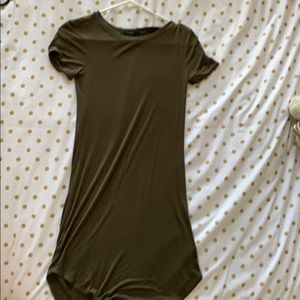 army green dress